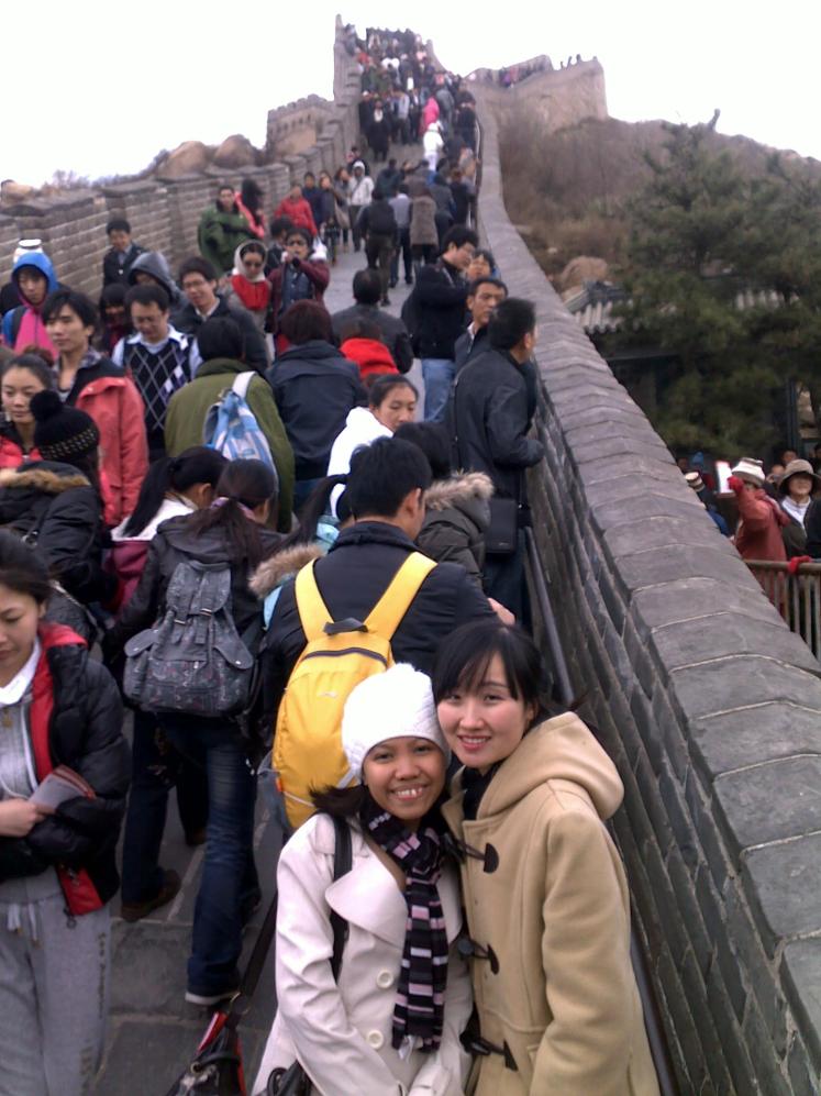 i told you, it's crowded. .