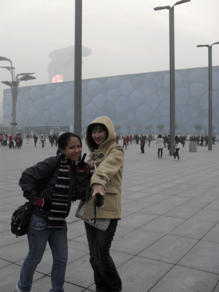 yup! that the Beijing National Aquatics Center.